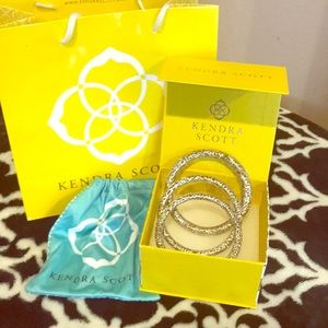 Kendra Scott bangle bracelets- pristine condition